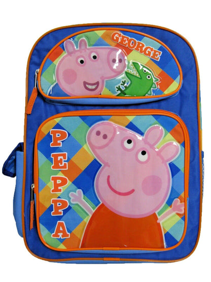 Peppa Pig and George 16" Backpack