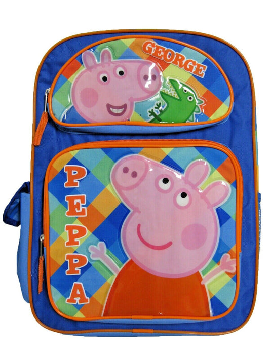 Peppa Pig and George 16" Backpack