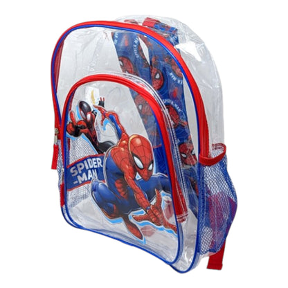 Spiderman Clear Transparent Backpack