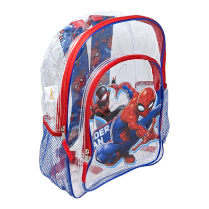 Spiderman Clear Transparent Backpack