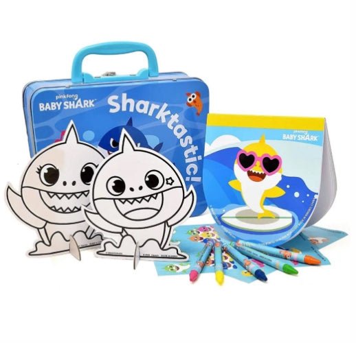 Baby Shark Art and Activity Tin - Baby Shark Art and Activity Tin