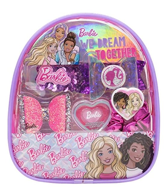 Barbie - Townley Girl Backpack Cosmetic Makeup 10-Peice Gift Bag Set - Barbie - Townley Girl Backpack Cosmetic Makeup 10-Peice Gift Bag Set