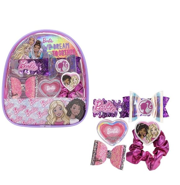 Barbie - Townley Girl Backpack Cosmetic Makeup 10-Peice Gift Bag Set - Barbie - Townley Girl Backpack Cosmetic Makeup 10-Peice Gift Bag Set