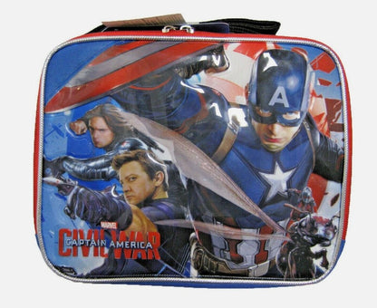 Captain America - Civil War Lunch Bag 8" x 10" - Captain America - Civil War Lunch Bag 8" x 10"