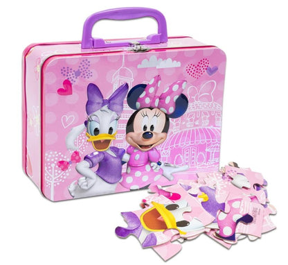 Disney 24 Piece Minnie Mouse Puzzle with Tin Lunch Box - Disney 24 Piece Minnie Mouse Puzzle with Tin Lunch Box