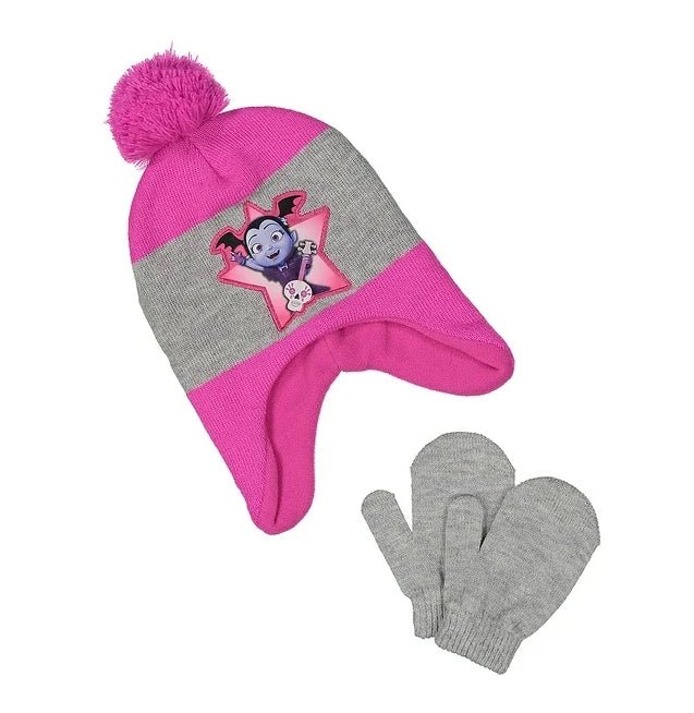 Disney Accessories Vampirine Toddlers Girls Soft Knit Winter Hat & Glove Set - Disney Accessories Vampirine Toddlers Girls Soft Knit Winter Hat & Glove Set