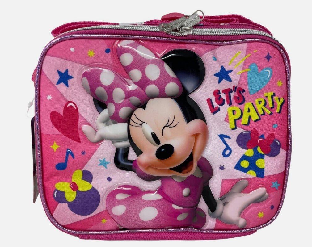 Disney Minnie Mouse Lunch Bag With Strap - Disney Minnie Mouse Lunch Bag With Strap