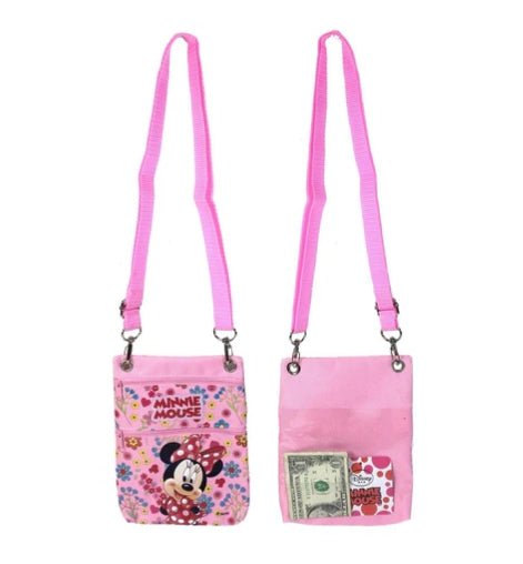 Disney Pink Minnie Mouse Wallet Camera Pouch Bag Purse Shoulder Strap 7.5" - Disney Pink Minnie Mouse Wallet Camera Pouch Bag Purse Shoulder Strap 7.5"