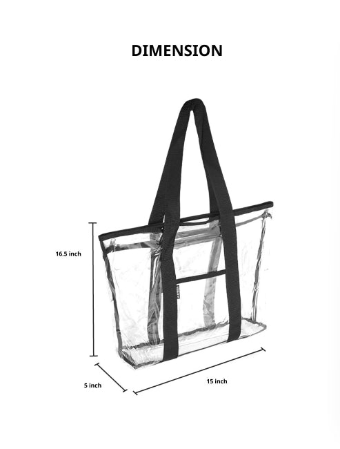 EVEREST CLEAR SHOPPING TOTE - EVEREST CLEAR SHOPPING TOTE