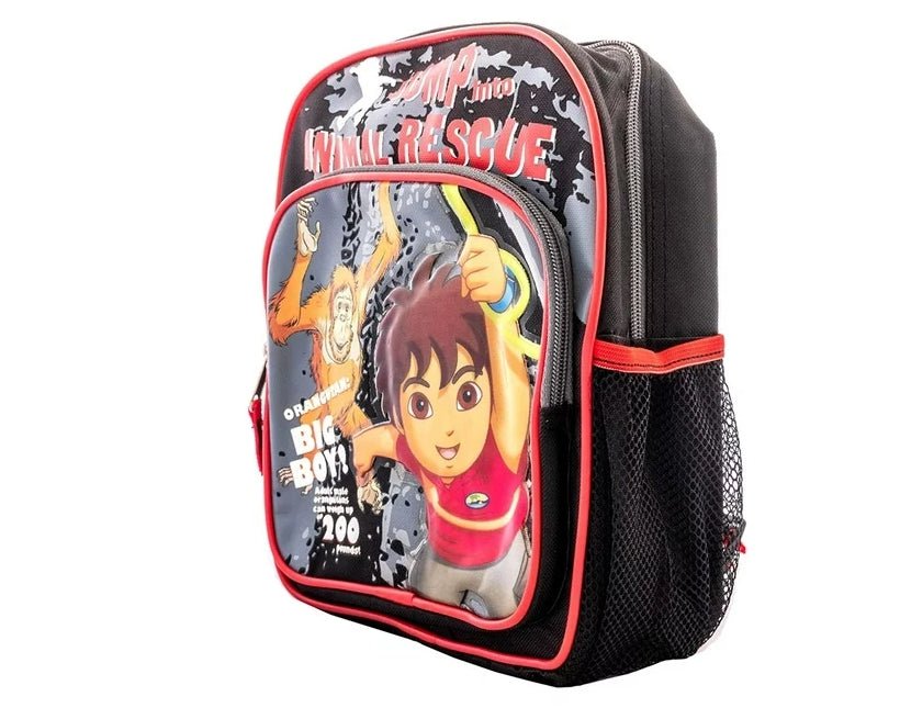 Go Diego Go Mini Backpack (10 Inch) - Jump Into Animal Rescue - Go Diego Go Mini Backpack (10 Inch) - Jump Into Animal Rescue