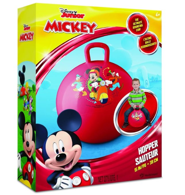 Hedstrom Disney, Mickey Mouse Hopper Ball, Hop Ball for Kids, 15 Inch, Red - Hedstrom Disney, Mickey Mouse Hopper Ball, Hop Ball for Kids, 15 Inch, Red