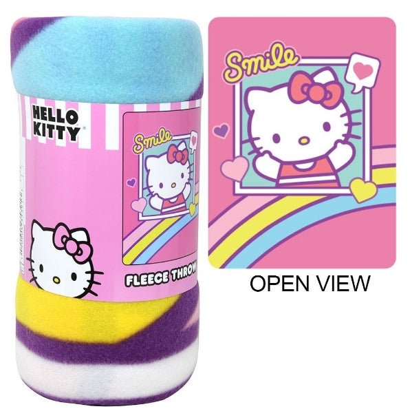 Hello Kitty Fleece Throw Blanket - Hello Kitty Fleece Throw Blanket