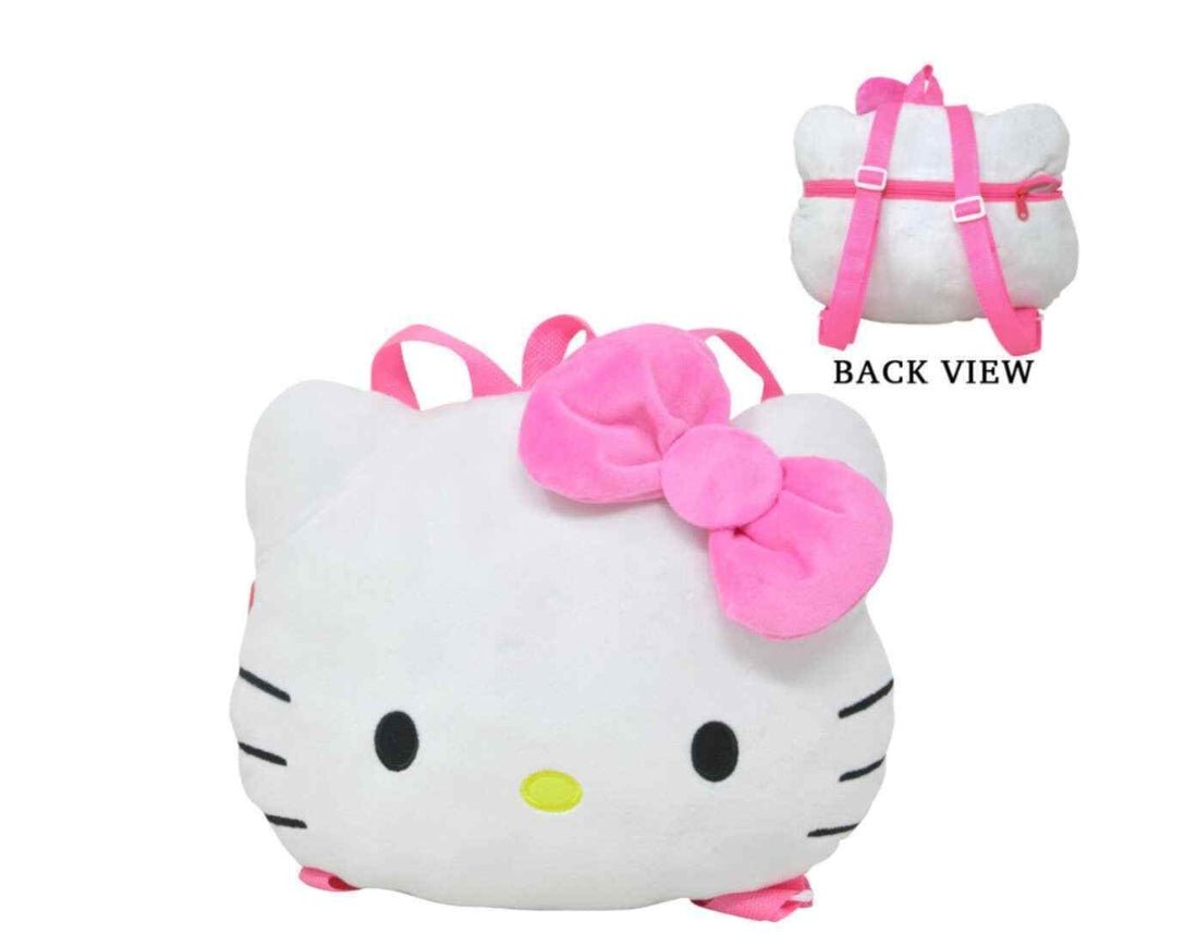 Hello Kitty Head Shaped Plush Backpack 10x13" - Hello Kitty Head Shaped Plush Backpack 10x13"