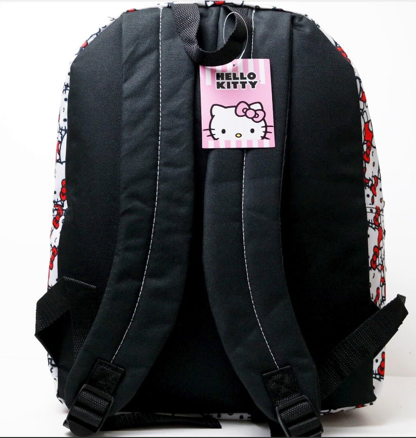 Hello Kitty White All Over Print 16" Backpack - Hello Kitty White All Over Print 16" Backpack