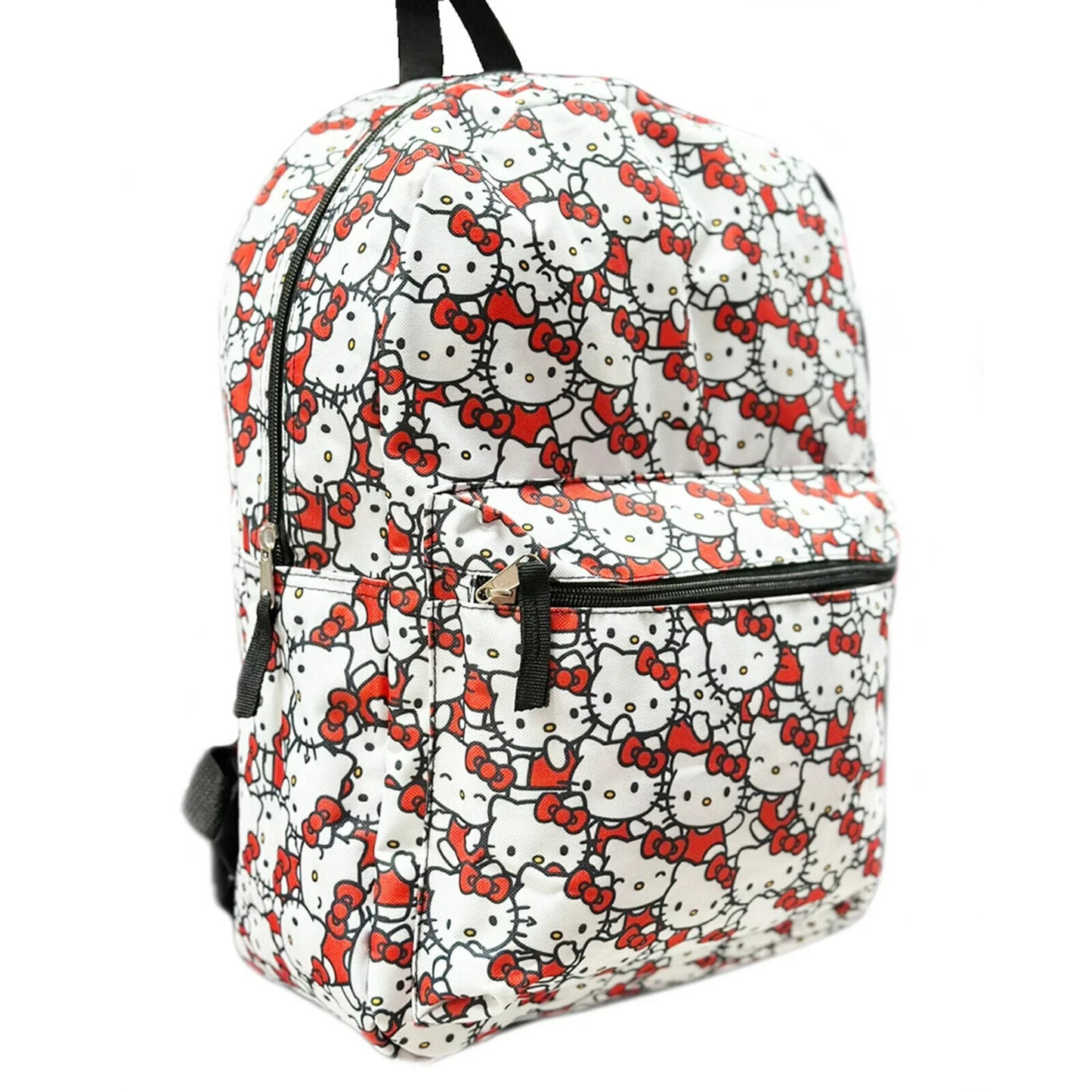 Hello Kitty White All Over Print 16" Backpack - Hello Kitty White All Over Print 16" Backpack