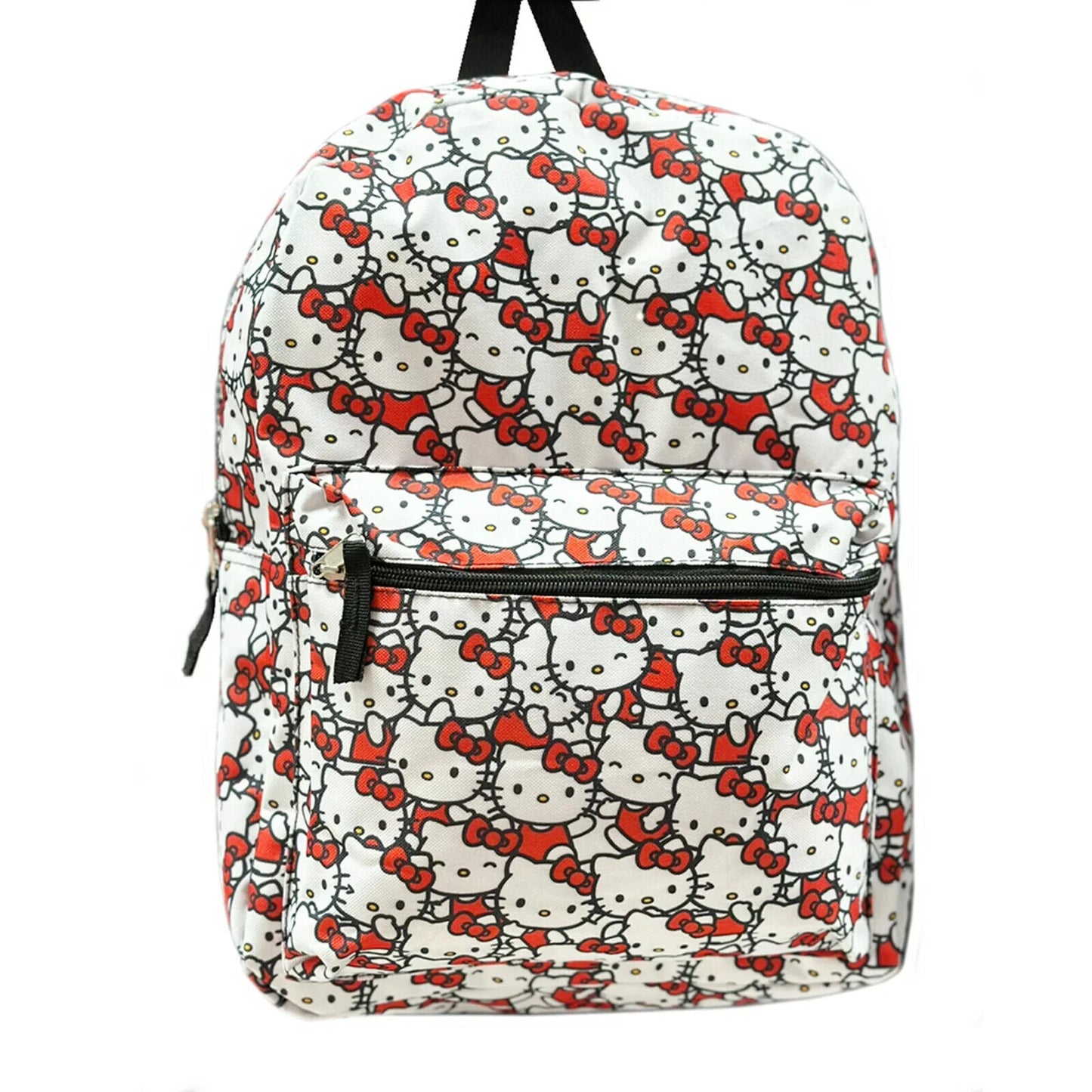 Hello Kitty White All Over Print 16" Backpack - Hello Kitty White All Over Print 16" Backpack