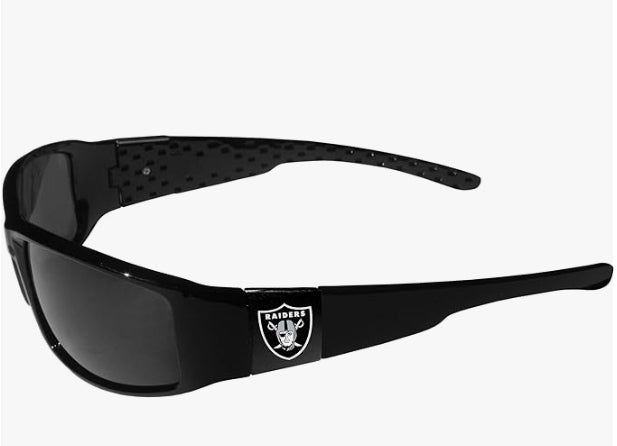 Las Vegas Raiders Black Wrap Sunglasses - Las Vegas Raiders Black Wrap Sunglasses