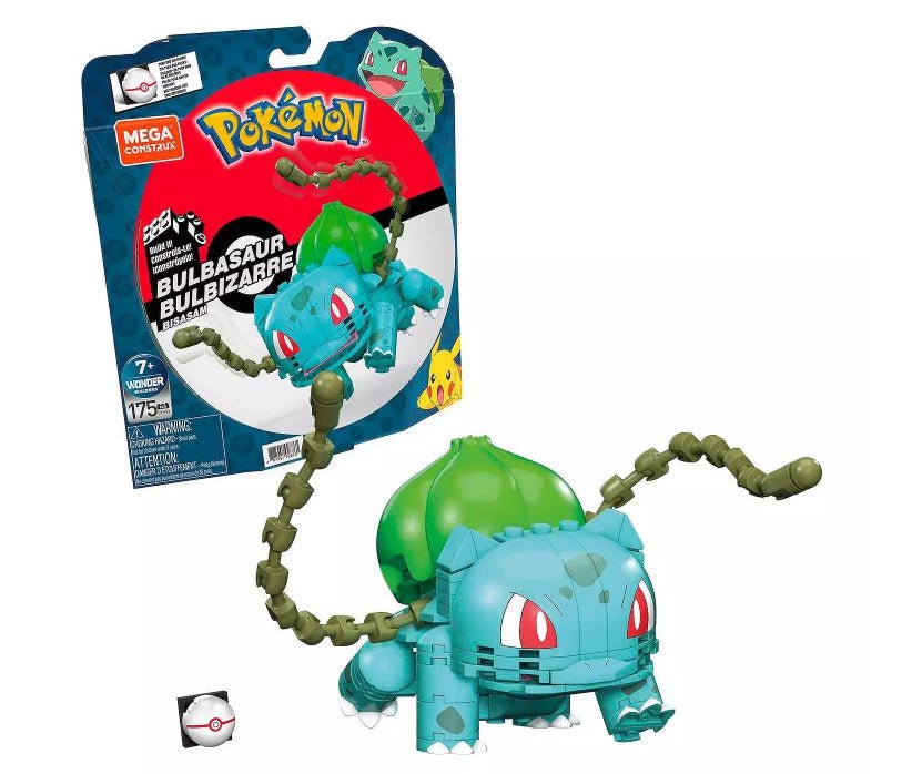 Mega Bloks Mega Construx Pokémon Bulbasaur Construction Set - Mega Bloks Mega Construx Pokémon Bulbasaur Construction Set