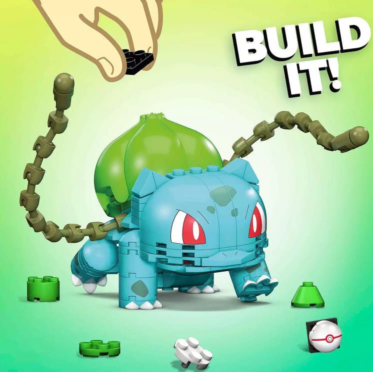 Mega Bloks Mega Construx Pokémon Bulbasaur Construction Set - Mega Bloks Mega Construx Pokémon Bulbasaur Construction Set