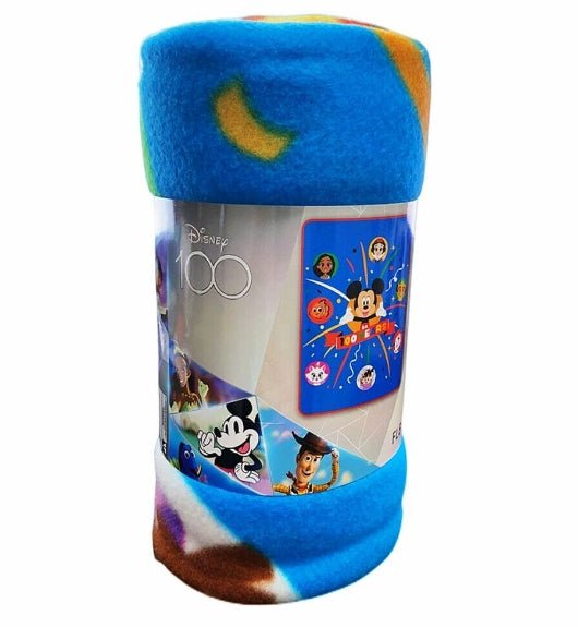 Mickey Mouse Fleece Throw Blanket 45"x60", Disney 100th Anniversary - Mickey Mouse Fleece Throw Blanket 45"x60", Disney 100th Anniversary