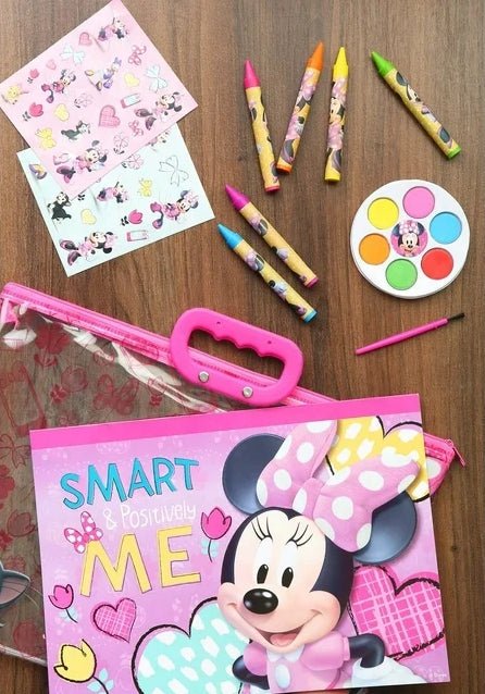 Minnie Mouse Stationery in Zipper Tote Set - Minnie Mouse Stationery in Zipper Tote Set