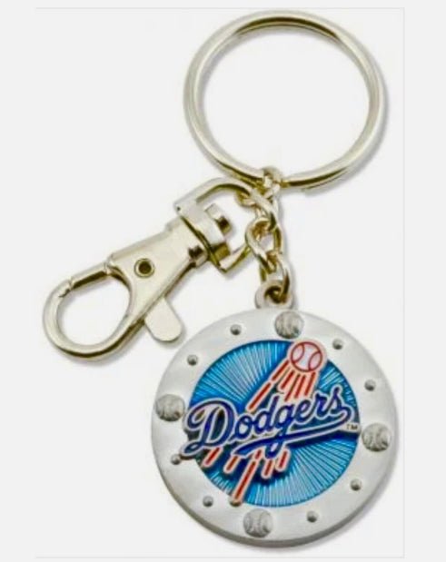 MLB Los Angeles Dodgers Impact Keychain Key Ring Clip - MLB Los Angeles Dodgers Impact Keychain Key Ring Clip