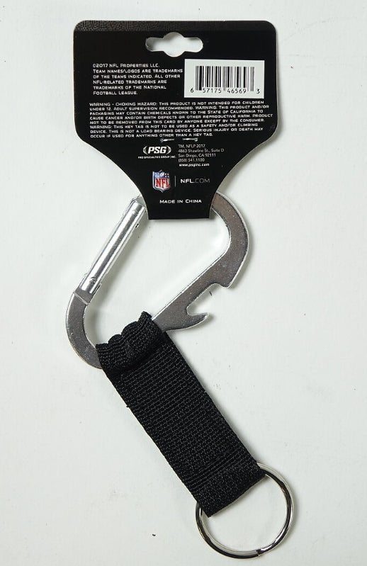 NFL Cleveland Browns Dawg Pound Carabiner Keychain w/ Built-in Bottle O One Size - NFL Cleveland Browns Dawg Pound Carabiner Keychain w/ Built-in Bottle O One Size