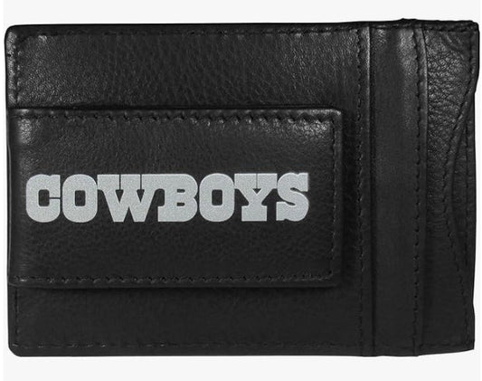 NFL Cowboys Logo Leather Cash and Cardholder - NFL Cowboys Logo Leather Cash and Cardholder