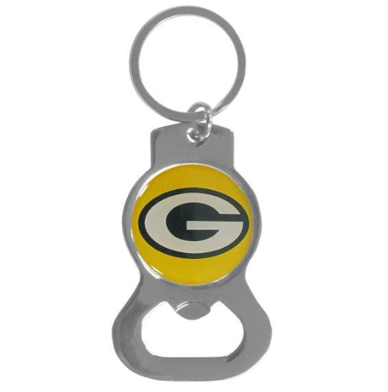 NFL GREEN BAY PACKERS BOTTLE OPENER KEYRING - NFL GREEN BAY PACKERS BOTTLE OPENER KEYRING