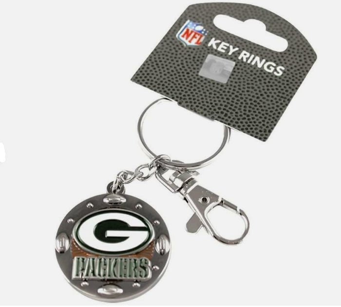 NFL Green Bay Packers Keyring Impact Metal Keychain - NFL Green Bay Packers Keyring Impact Metal Keychain