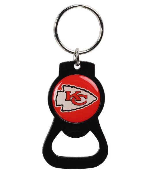 NFL Kansas City Chiefs Bottle Opener Keychain - NFL Kansas City Chiefs Bottle Opener Keychain