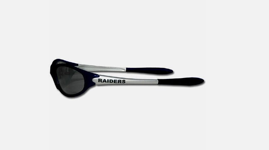 NFL Las Vegas Raiders Sleek Wrap Sunglasses -UV 400 Protection - NFL Las Vegas Raiders Sleek Wrap Sunglasses -UV 400 Protection