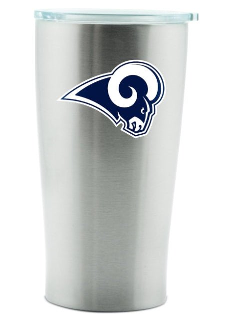 NFL Los Angeles Rams 14oz Double Wall Stainless Steel Thermo Cup with Lid - NFL Los Angeles Rams 14oz Double Wall Stainless Steel Thermo Cup with Lid