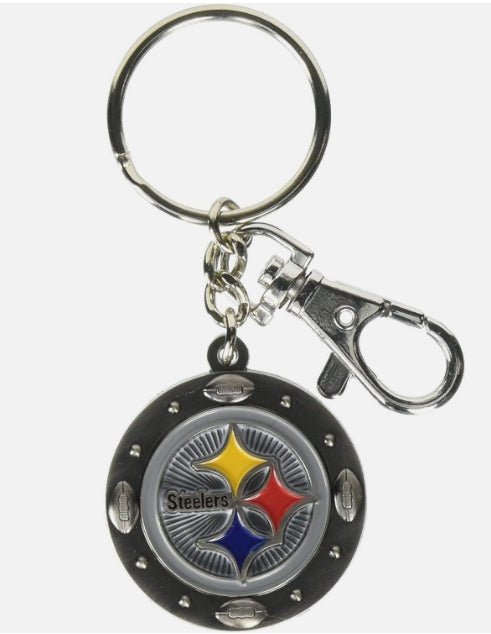 NFL Pittsburgh Steelers Keyring Impact Metal Keychain - NFL Pittsburgh Steelers Keyring Impact Metal Keychain