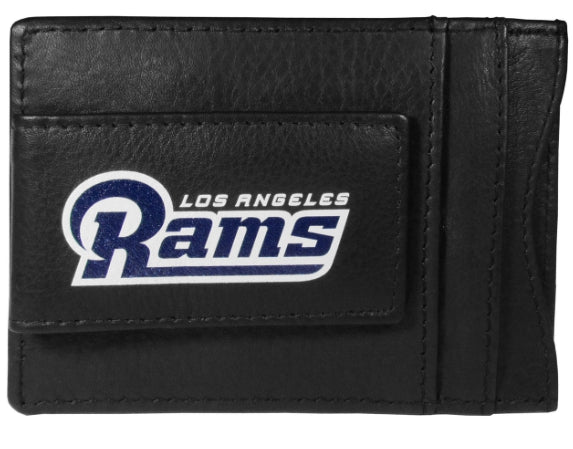 NFL RAMS Logo Leather Cash and Cardholder - NFL RAMS Logo Leather Cash and Cardholder