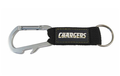 NFL San Diego Chargers Carabiner Keychain Bottle Opener New with Tags - NFL San Diego Chargers Carabiner Keychain Bottle Opener New with Tags