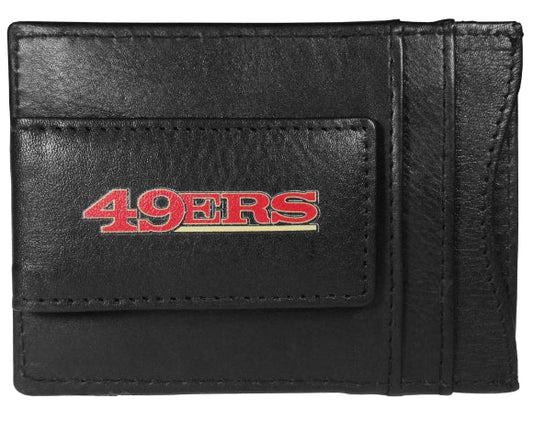 NFL San Francisco 49ers Logo Leather Cash and Cardholder - NFL San Francisco 49ers Logo Leather Cash and Cardholder