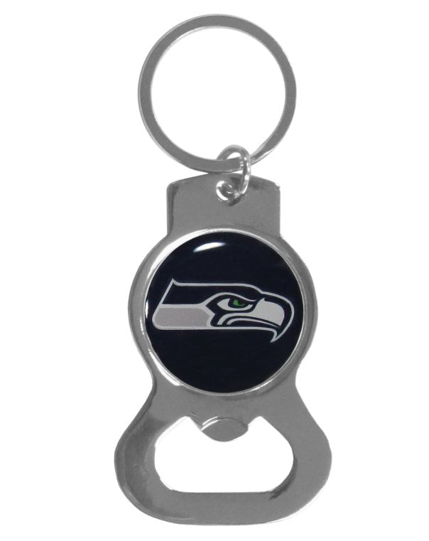 NFL Seattle Seahawks Bottle Opener Key Chain - NFL Seattle Seahawks Bottle Opener Key Chain