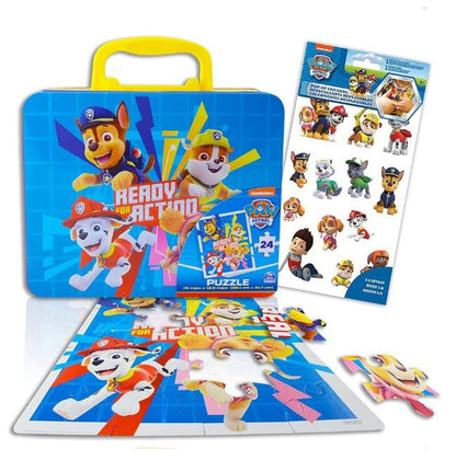 PAW Patrol 24-Piece Puzzle in Tin With Handle - PAW Patrol 24-Piece Puzzle in Tin With Handle