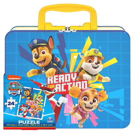 PAW Patrol 24-Piece Puzzle in Tin With Handle - PAW Patrol 24-Piece Puzzle in Tin With Handle