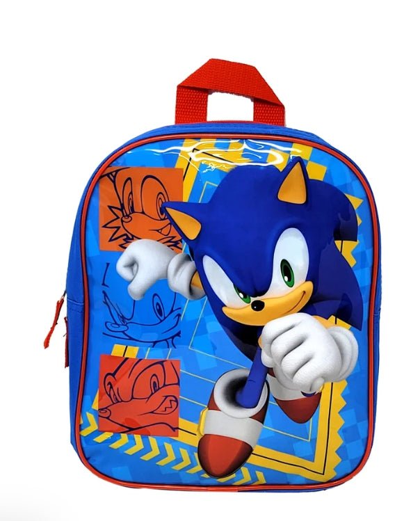 SONIC HEDGEHOG MOVIE BACKPACK 11" MINI TODDLER - SONIC HEDGEHOG MOVIE BACKPACK 11" MINI TODDLER