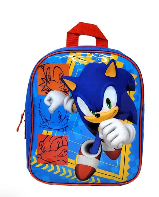 SONIC HEDGEHOG MOVIE BACKPACK 11" MINI TODDLER - SONIC HEDGEHOG MOVIE BACKPACK 11" MINI TODDLER