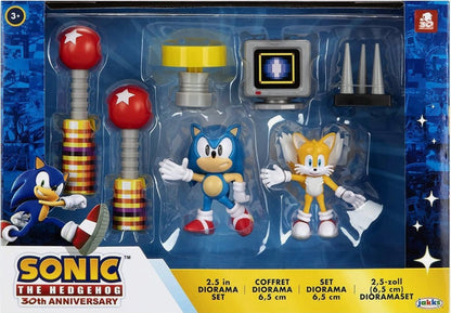 Sonic The Hedgehog 2.5 Inch Action Figure Diorama Set - Sonic The Hedgehog 2.5 Inch Action Figure Diorama Set