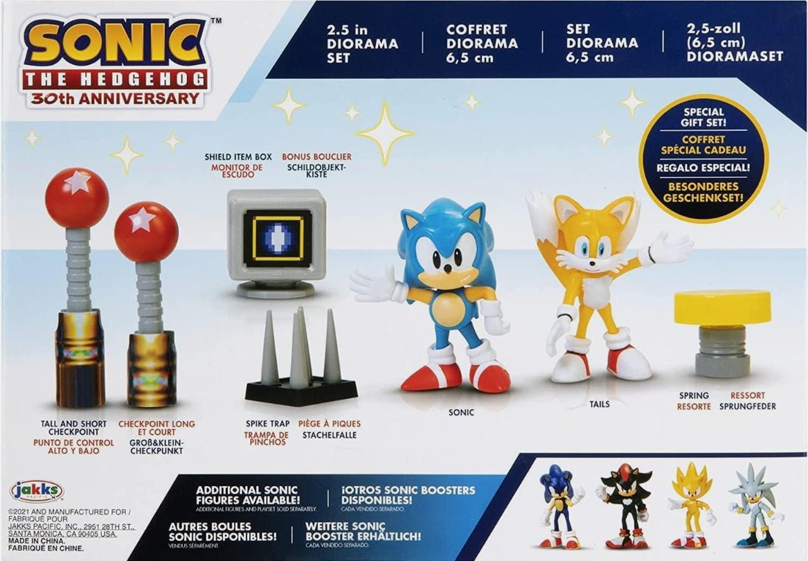 Sonic The Hedgehog 2.5 Inch Action Figure Diorama Set - Sonic The Hedgehog 2.5 Inch Action Figure Diorama Set