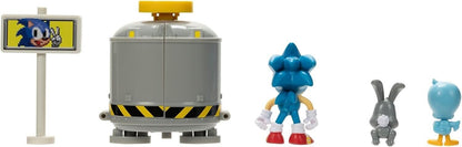 Sonic The Hedgehog 2.5" Level Clear Diorama Sonic, Flicky & Pocky Action Figure - Sonic The Hedgehog 2.5" Level Clear Diorama Sonic, Flicky & Pocky Action Figure