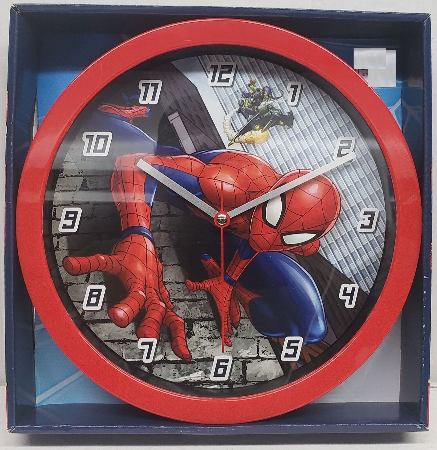 SPIDER MAN Round Plastic Decor Wall 10 Clock - SPIDER MAN Round Plastic Decor Wall 10 Clock