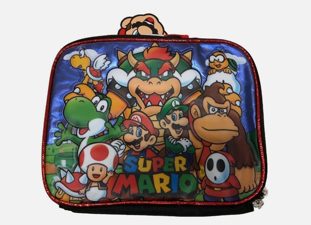 Super Mario Lunch Bag 8" x 10" - Super Mario Lunch Bag 8" x 10"