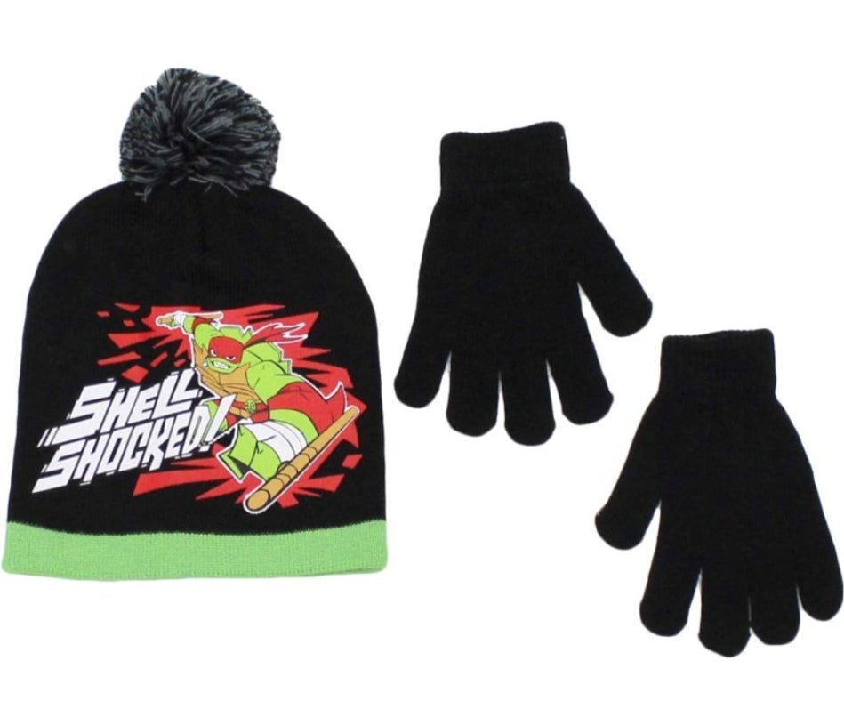 Teenage Mutant Ninja Turtles Boys Hat & Glove Set - Teenage Mutant Ninja Turtles Boys Hat & Glove Set